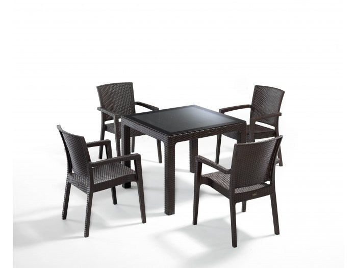 Градински комплект ZENIT set 4 (кафяво)